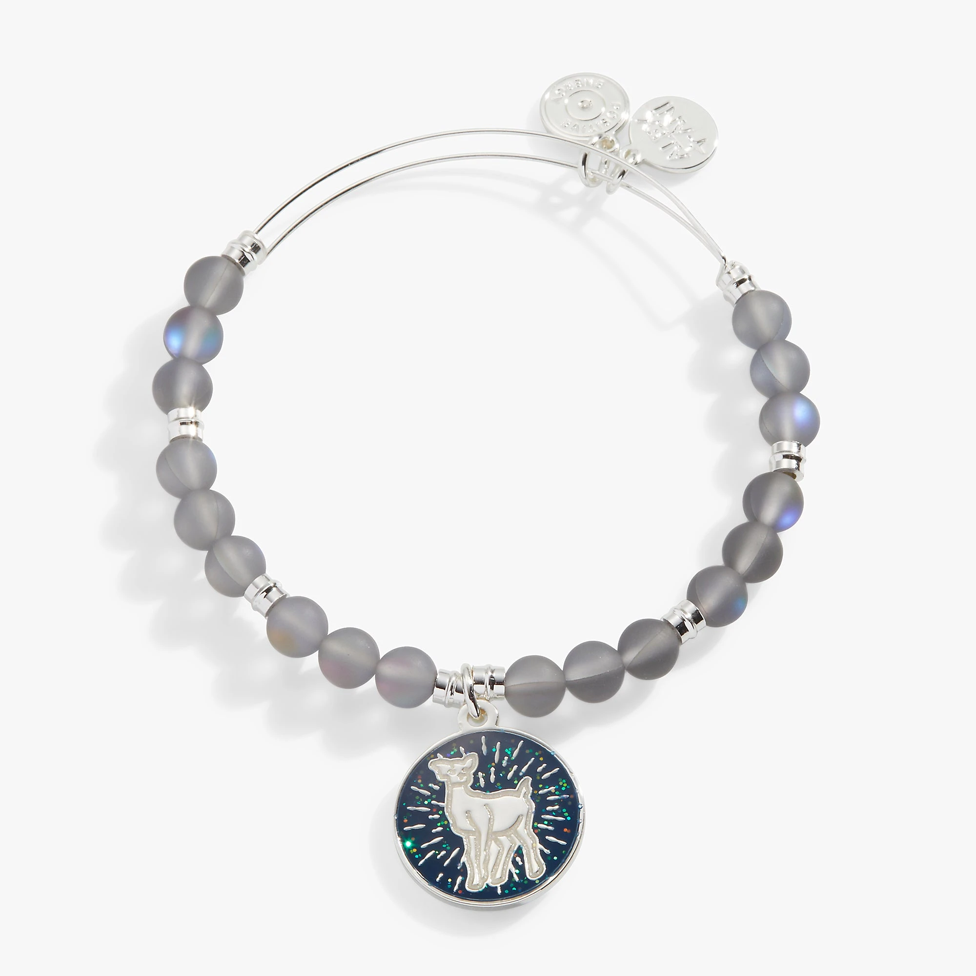 Harry Potter™ Doe Patronus Beaded Charm Bangle 3 Harry Potter™ Doe Patronus Beaded Charm Bangle