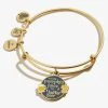 Harry Potter™ 'From Pumpkin Juice To Butter Beer' Charm Bangle -Alex And Ani Bracelets Shop harry potter from pumpkin juice to butter beer charm bangle bracelet front AS21HPSEPRG