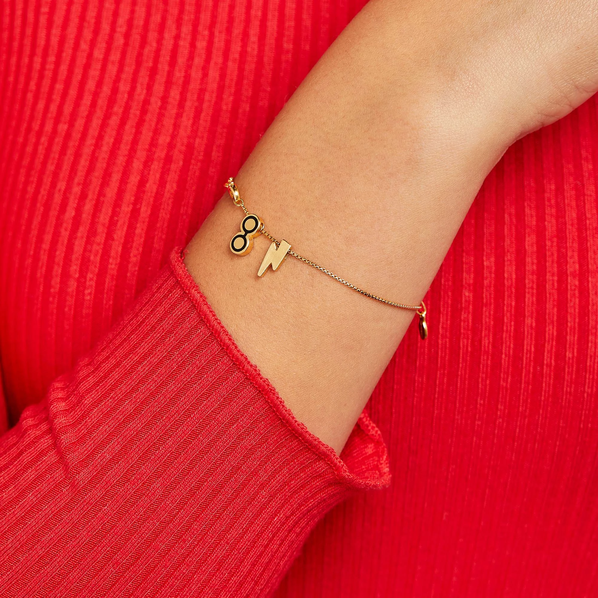 Harry Potter™ Glasses + Lightning Bolt Slider Charms, Set Of 2 7 Harry Potter™ Glasses + Lightning Bolt Slider Charms, Set Of 2 - Image 5