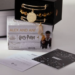 Harry Potter™ Dobby Bangle Bracelets, Set Of 3 -Alex And Ani Bracelets Shop harry potter may stack of the month dobby alt