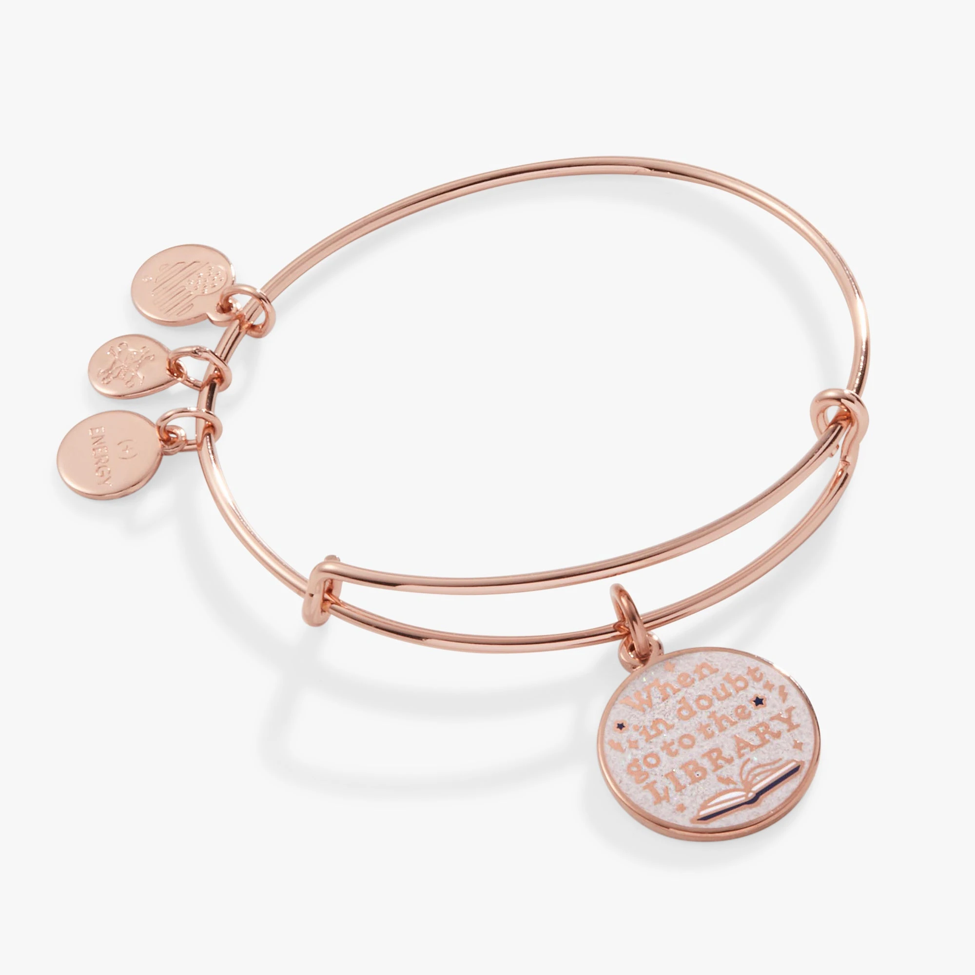 Harry Potter™ 'When In Doubt Go To The Library' Charm Bangle 4 Harry Potter™ 'When In Doubt Go To The Library' Charm Bangle - Image 2