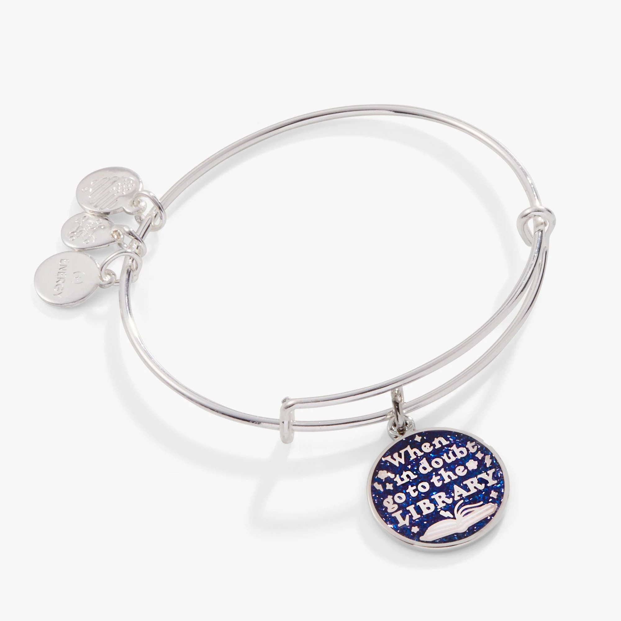 Harry Potter™ 'When In Doubt Go To The Library' Charm Bangle 3 Harry Potter™ 'When In Doubt Go To The Library' Charm Bangle