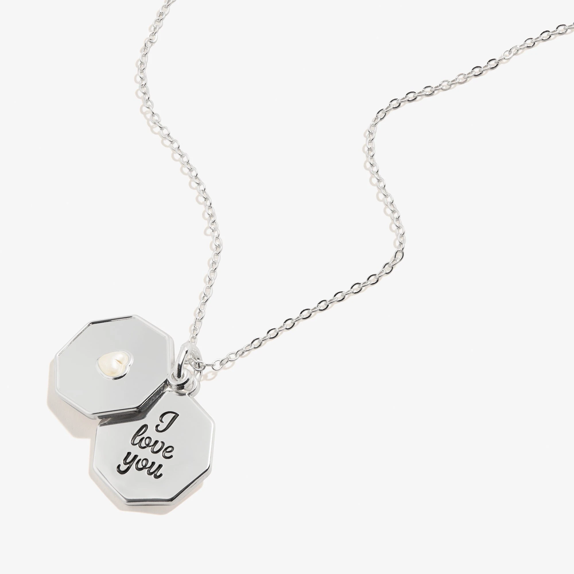 'I Love You' Slider Charm Necklace, Adjustable 3 'I Love You' Slider Charm Necklace, Adjustable