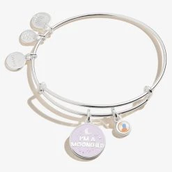 'I'm A Moonchild' Duo Charm Bangle