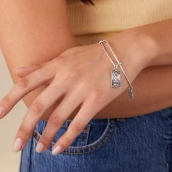 Intuition Moon Oracle Charm Bangle Bracelet -Alex And Ani Bracelets Shop intuition moon charm bangle bracelet model AA635322EWBRS