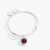 January Birthstone Charm Bangle, Scarlet -Alex And Ani Bracelets Shop january birthstone charm bangle bracelet scarlet front A21EBBIR1SS