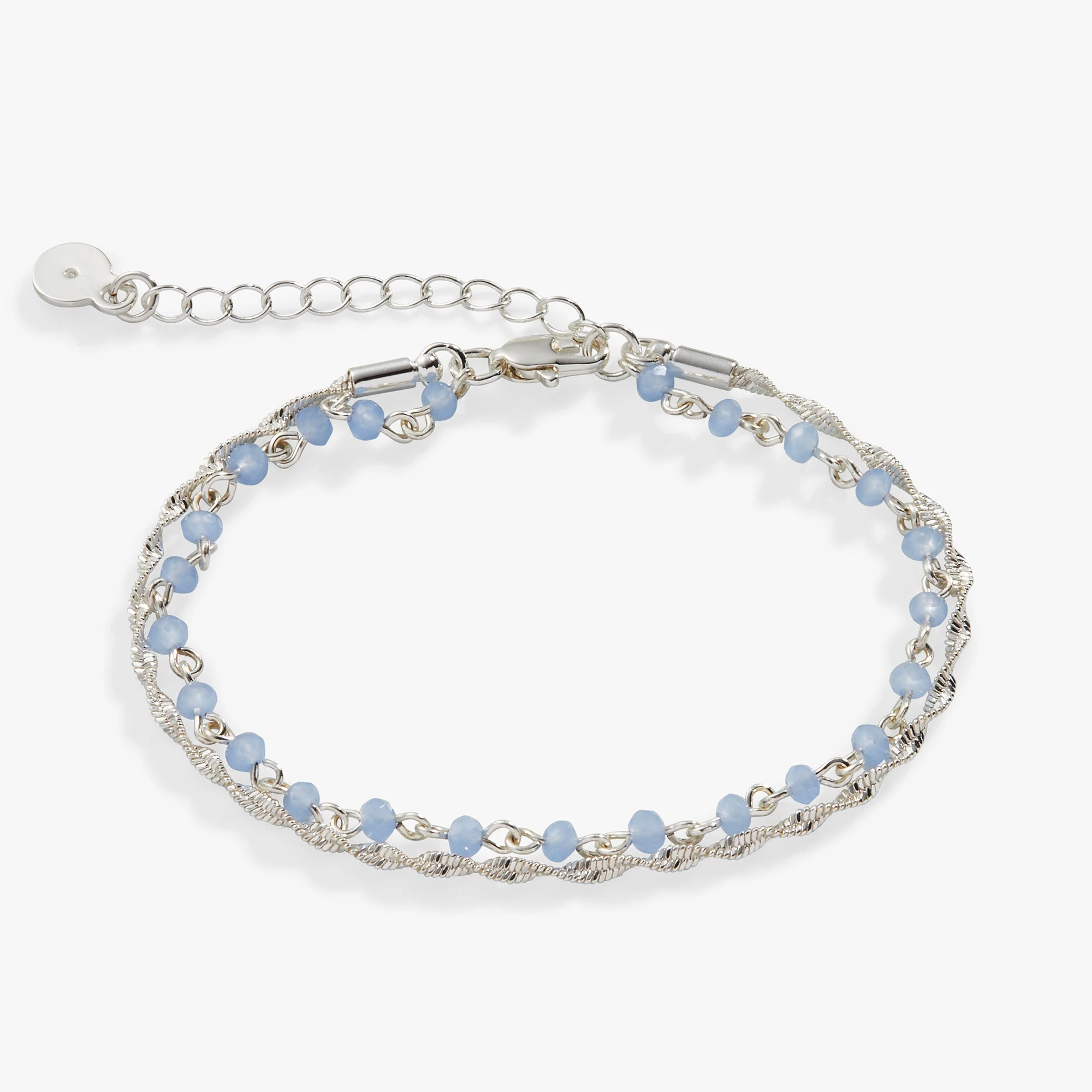 Layered Beaded And Chain Bracelet, Adjustable 3 Layered Beaded And Chain Bracelet, Adjustable