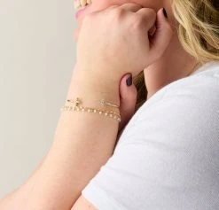 Layered Beaded And Chain Bracelet, Adjustable 15 Layered Beaded And Chain Bracelet, Adjustable -Alex And Ani Bracelets Shop layered rosary bracelet adjustable on model layered AA7540W23SG 3599x3456 286bdd9