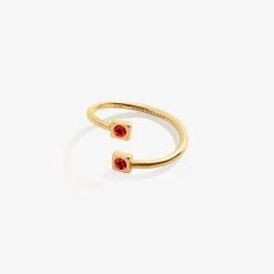 Ruby Ring Wrap, July Birthstone -Alex And Ani Bracelets Shop light siam heart ring wrap july birthstone AA620722ERG