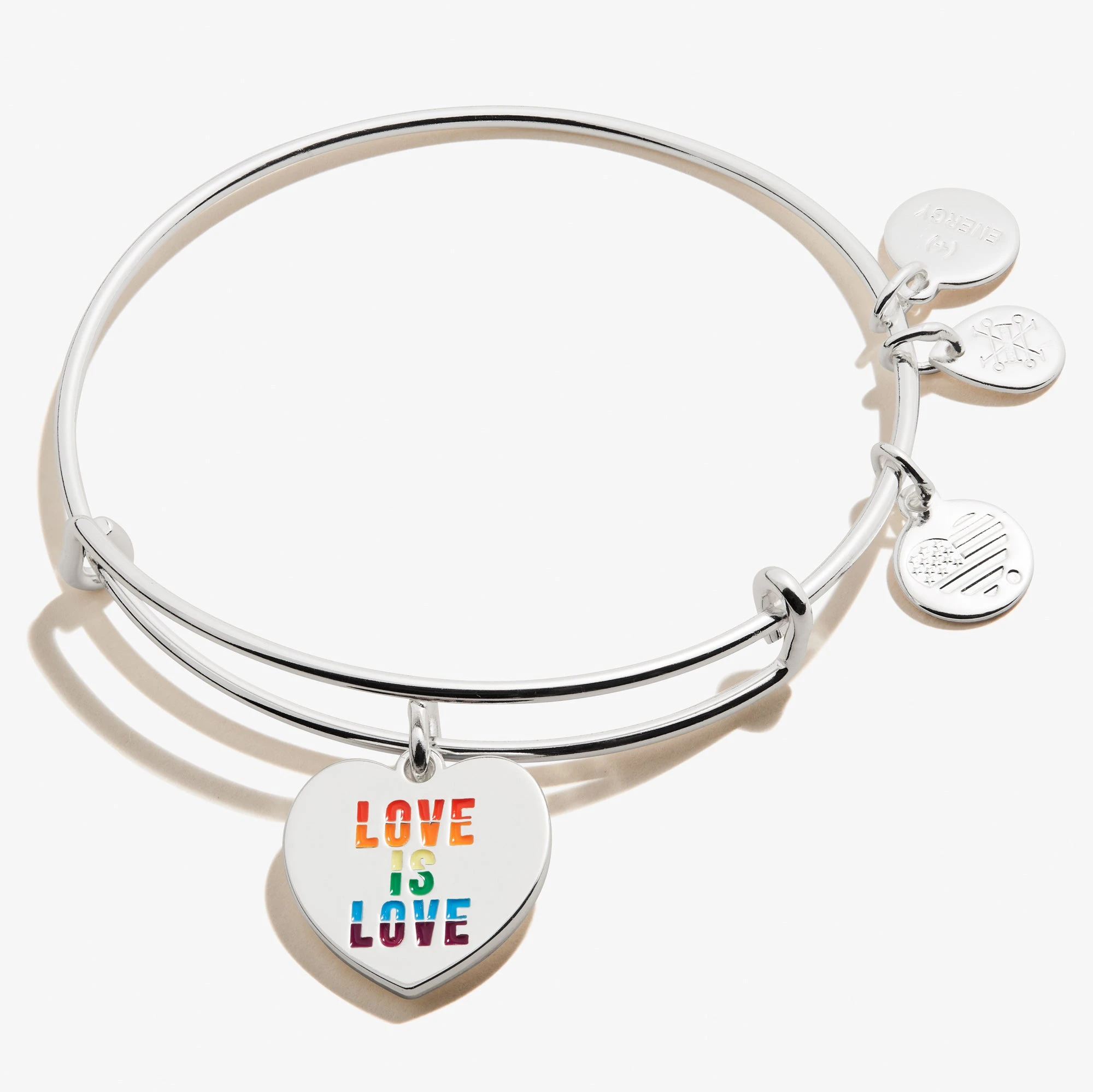 'Love Is Love' Charm Bangle 3 'Love Is Love' Charm Bangle