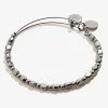 Lucent Metal Beaded Bangle -Alex And Ani Bracelets Shop lucent metal beaded bangle bracelet front A21EBMETAL2RTH