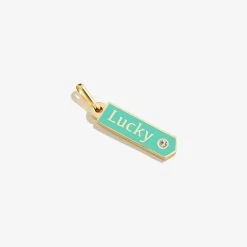 'Lucky' Tag Charm