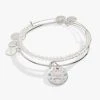 Mama Bear Charm Bangle, Set Of 2 2 Mama Bear Charm Bangle, Set Of 2 -Alex And Ani Bracelets Shop mama bear charm bangle set of 2 front