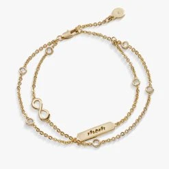 'Mom' Infinity Chain Bracelet, Adjustable 8 'Mom' Infinity Chain Bracelet, Adjustable -Alex And Ani Bracelets Shop mom infinity bracelet adjustable AA753823SG