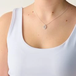 Mother Mary Charm Necklace -Alex And Ani Bracelets Shop mother mary charm necklace on model2 AA753223SS 1200x1200 bd93c0f