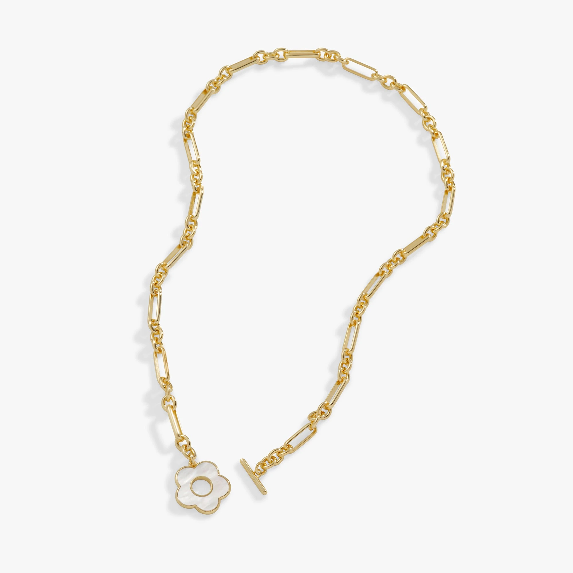 Mother Of Pearl Daisy Toggle Necklace 7 Mother Of Pearl Daisy Toggle Necklace - Image 5