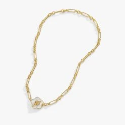 Mother Of Pearl Daisy Toggle Necklace 10 Mother Of Pearl Daisy Toggle Necklace -Alex And Ani Bracelets Shop mother of pearl daisy toggle necklace alt4 AA742323SG