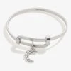 Motivation Moon Charm Bangle 2 Motivation Moon Charm Bangle -Alex And Ani Bracelets Shop motivation moon charm bangle front AA540222RS