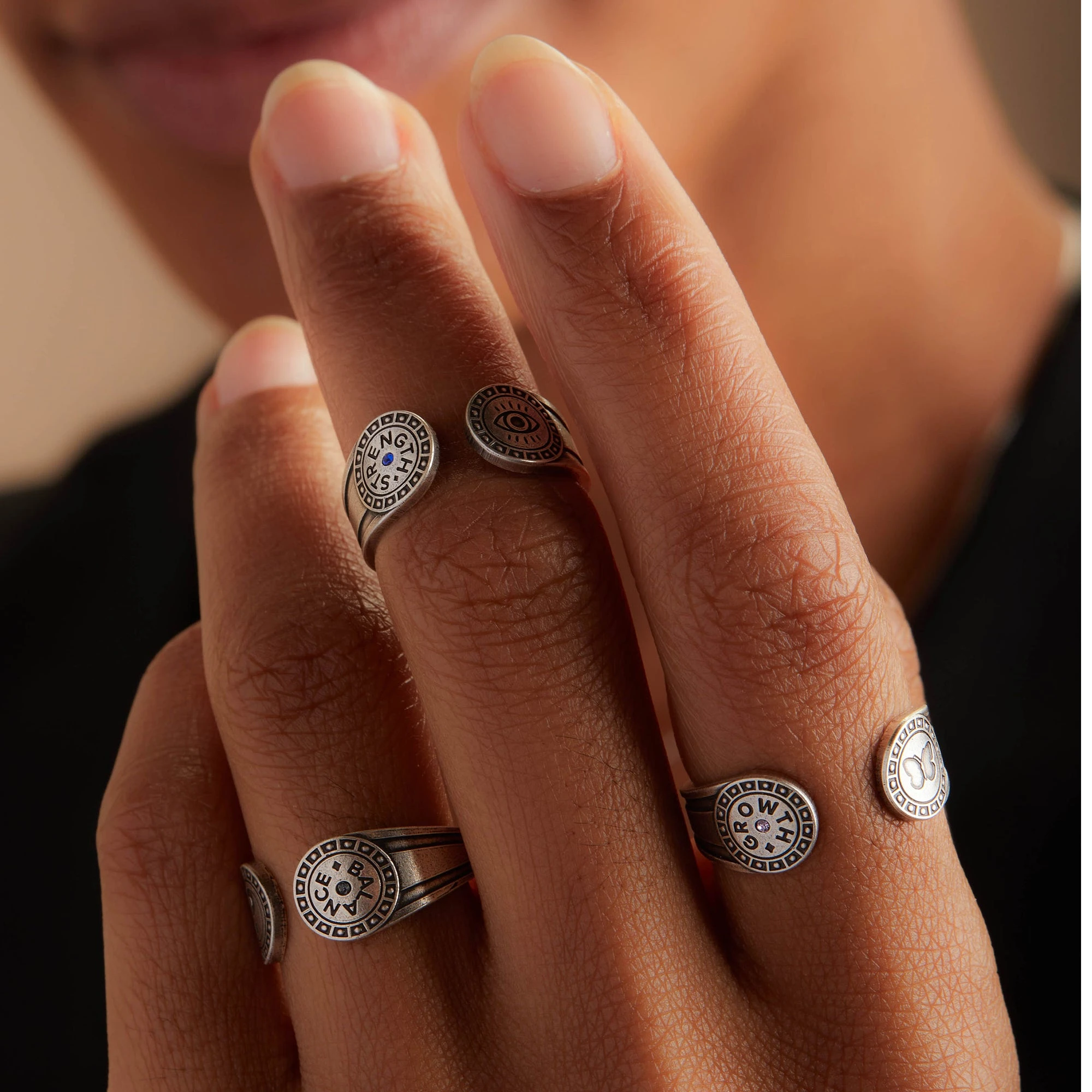 Balance Yin Yang Ring Wrap 4 Balance Yin Yang Ring Wrap - Image 2