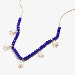 Nautical Pearl Drop Necklace -Alex And Ani Bracelets Shop nautical pearl drop necklace gold front A21ENHPESG