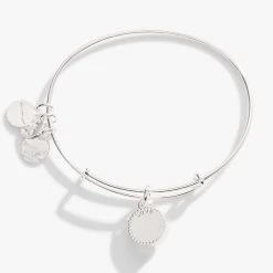 October Birthstone Charm Bangle, Rose -Alex And Ani Bracelets Shop october birthstone charm bangle bracelet rose back A21EBBIR10SS
