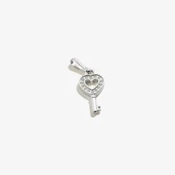 Pavé Key To Love Charm