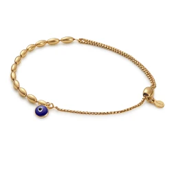 Evil Eye Pull Chain Bracelet -Alex And Ani Bracelets Shop pc14epb03g front