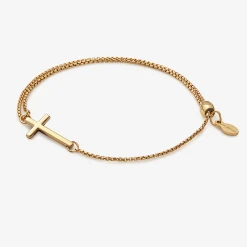 Pull Chain Cross Bracelet -Alex And Ani Bracelets Shop pc14spb05g front v2