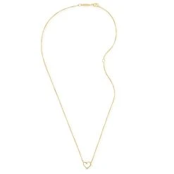 Heart Necklace 9 Heart Necklace -Alex And Ani Bracelets Shop pc18anhrt01g front 1