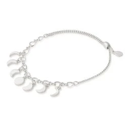 Moon Phase Pull Chain Bracelet