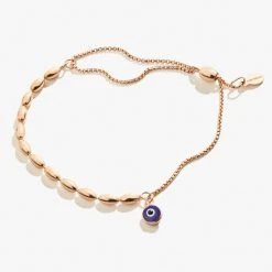 Evil Eye Pull Chain Bracelet -Alex And Ani Bracelets Shop pc19epb03r frontfinal