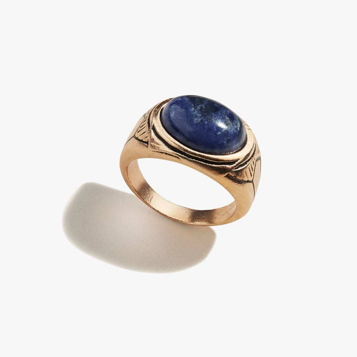 Sodalite Gemstone Signet Ring 4 Sodalite Gemstone Signet Ring - Image 2