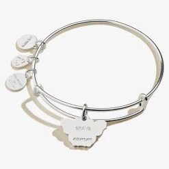 Peacock Butterfly Charm Bangle -Alex And Ani Bracelets Shop peacock butterfly charm bangle bracelet back A21EBBOM8SS