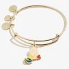Peanuts™ Charlie Brown Valentine Charm Bangle -Alex And Ani Bracelets Shop peanuts charlie brown valentine charm bangle bracelet front AS22PENVALSG