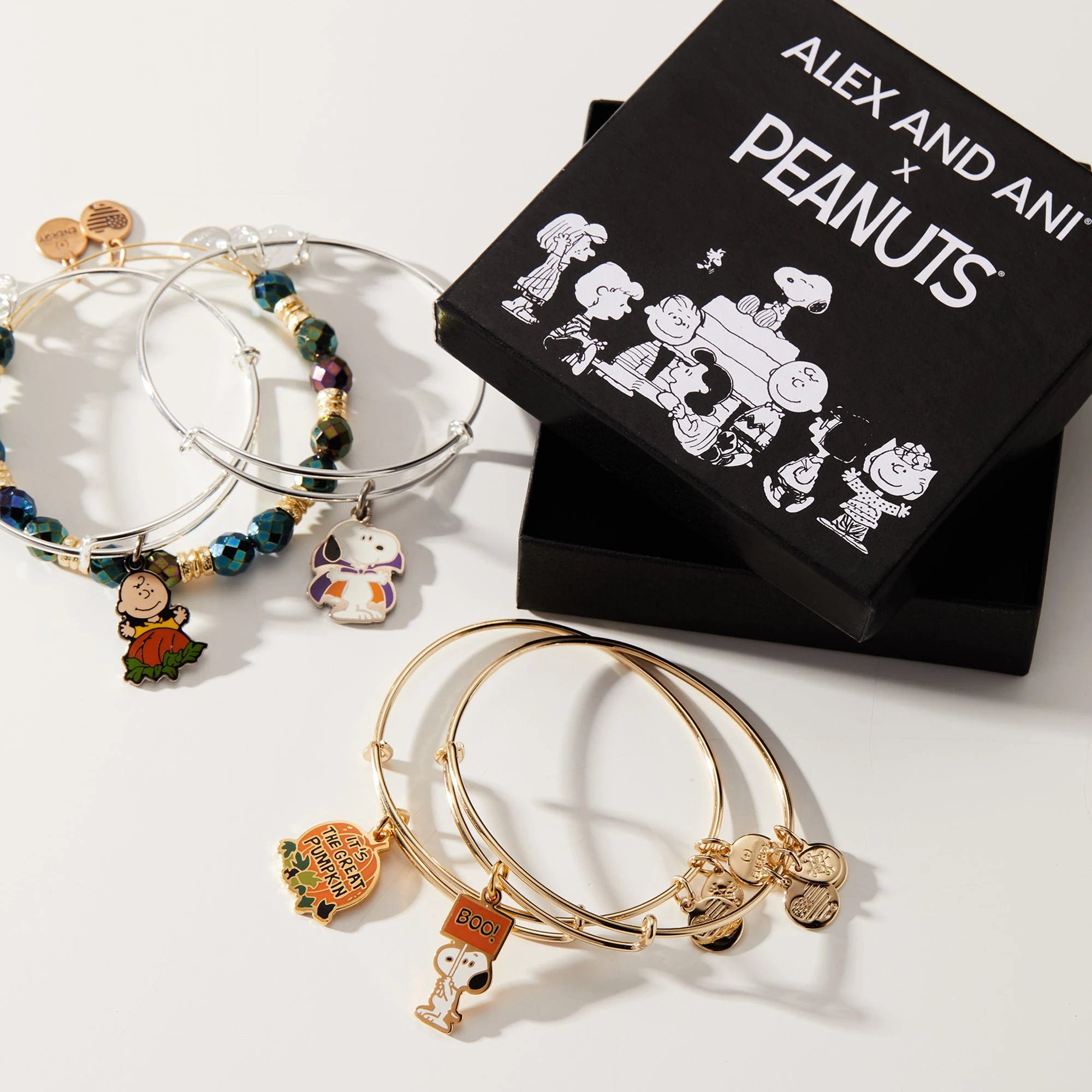 Peanuts™ Dracula Snoopy Charm Bangle 4 Peanuts™ Dracula Snoopy Charm Bangle - Image 2