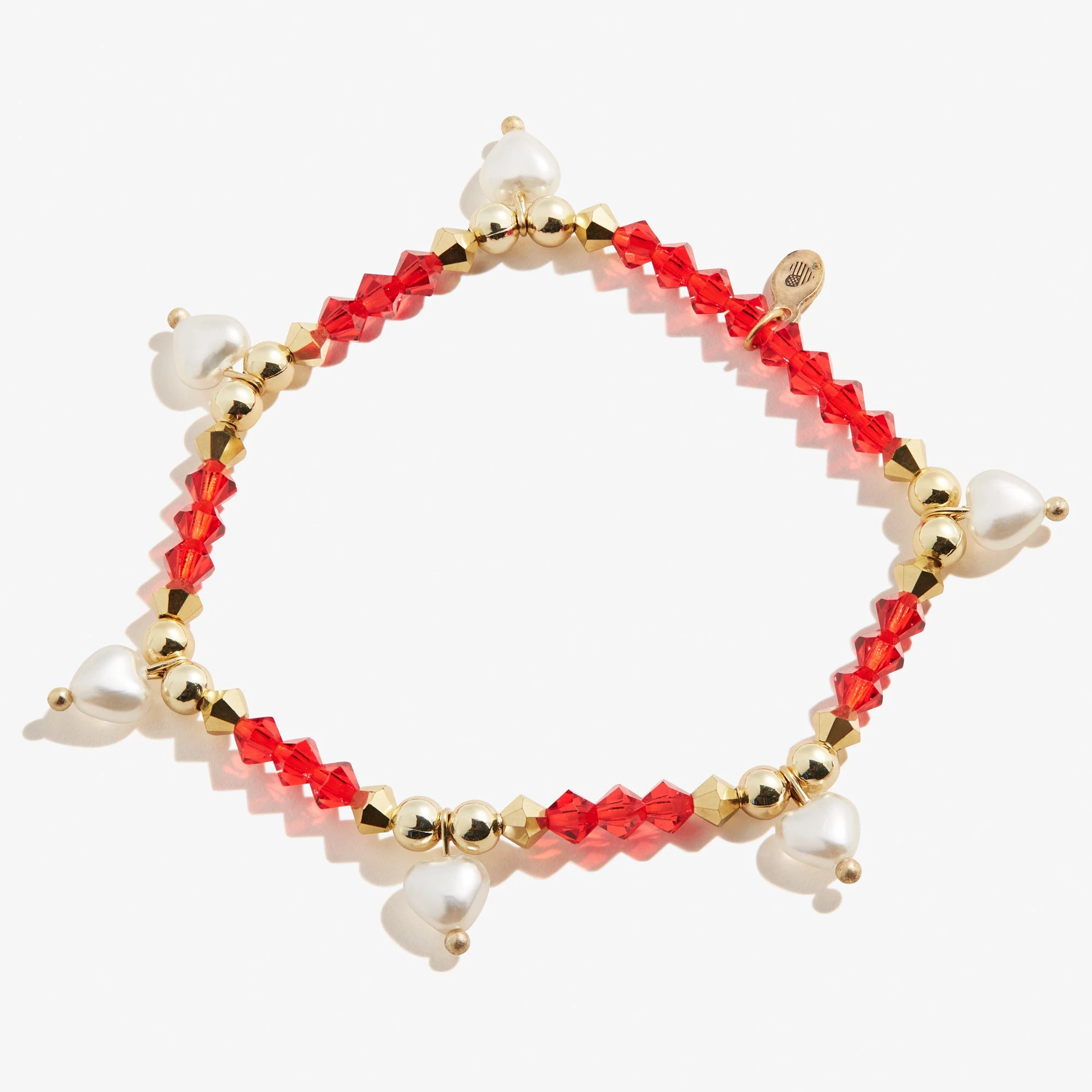 Pearl Hearts Stretch Bracelet 5 Pearl Hearts Stretch Bracelet - Image 3