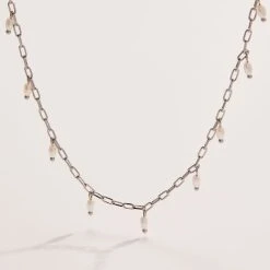 Pearl Tear Drop Necklace