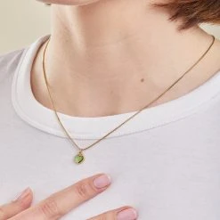 Peridot Heart Necklace, August Birthstone -Alex And Ani Bracelets Shop peridot heart necklace august birthstone model A22ENHRT8SG