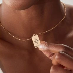 Positivity Wave Oracle Necklace, Adjustable -Alex And Ani Bracelets Shop positivity wave oracle necklace adjustable back model AA635222NKRG