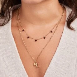 Promise Bow Layered Necklace 6 Promise Bow Layered Necklace -Alex And Ani Bracelets Shop promise bow layered necklace A21ENBOWSG
