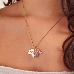 Red Rose Charm Necklace 15 Red Rose Charm Necklace -Alex And Ani Bracelets Shop red rose charm necklace adjustable A21ENROSESG40227