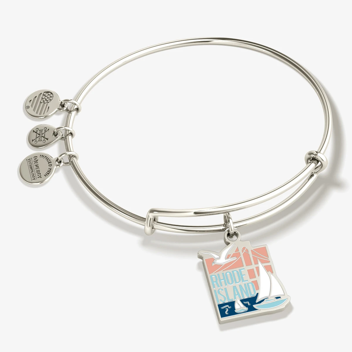 Rhode Island Charm Bangle Bracelet 3 Rhode Island Charm Bangle Bracelet