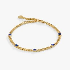 Sapphire Curb Chain Bracelet, September Birthstone -Alex And Ani Bracelets Shop sapphire curb chain bracelet september birthstone AA7398239SG