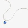 Sapphire Heart Necklace, September Birthstone -Alex And Ani Bracelets Shop sapphire heart necklace september birthstone front A22ENHRT9SS