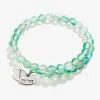 Seaglass Beaded Wrap Bracelet, Seafoam -Alex And Ani Bracelets Shop seaglass beaded wrap bracelet seafoam AA659722SS