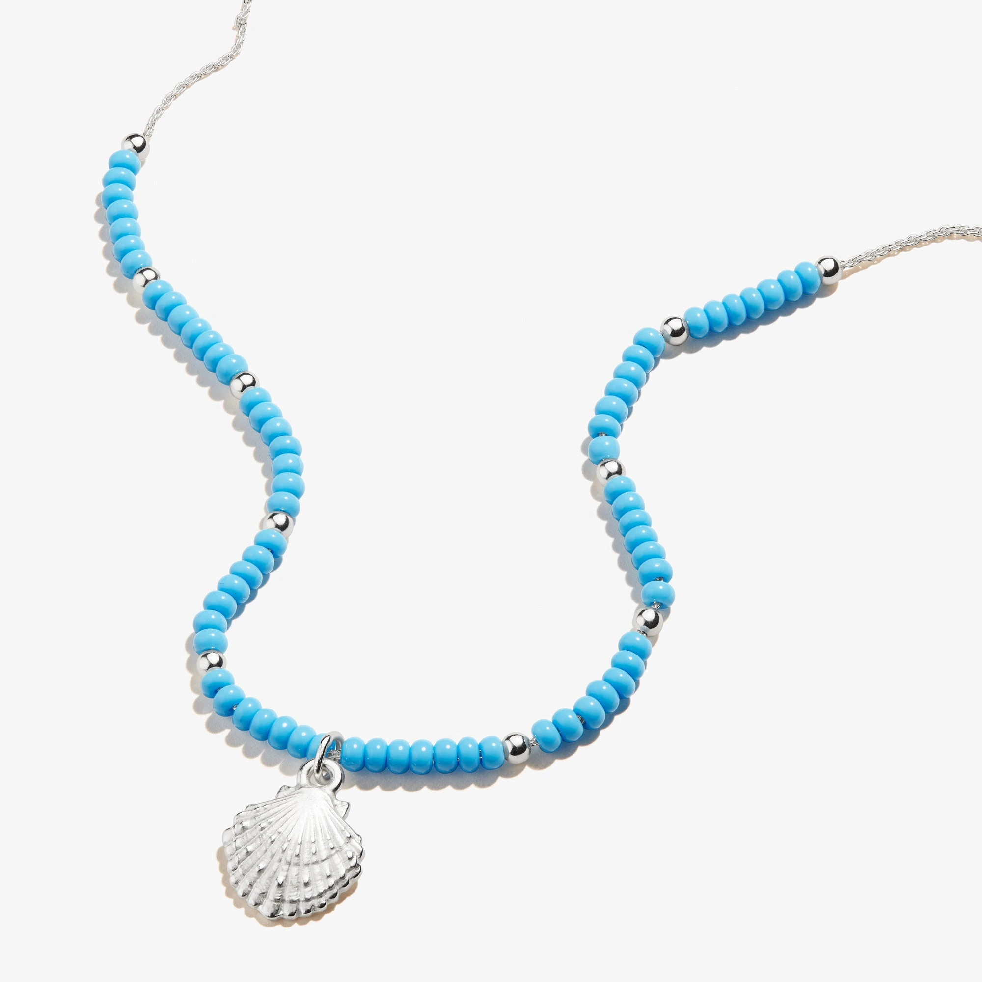 Seashell Charm Necklace 3 Seashell Charm Necklace