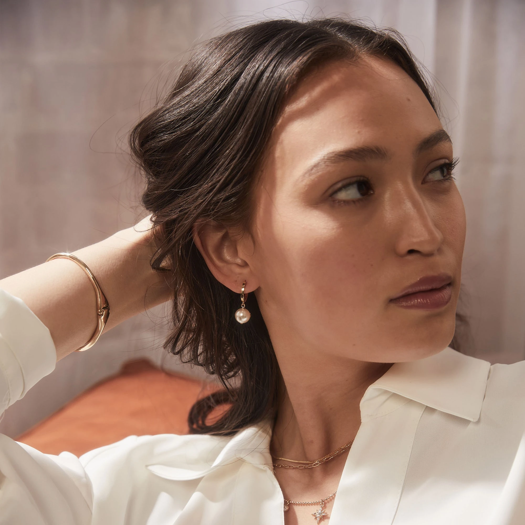 Star + Pearl Earrings 6 Star + Pearl Earrings - Image 4