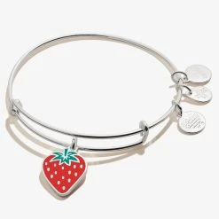 Strawberry Charm Bangle