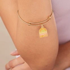 'Summer State Of Mind' Charm Bangle 9 'Summer State Of Mind' Charm Bangle -Alex And Ani Bracelets Shop summer state of mind charm bangle model AA632322EWBSG