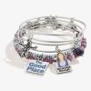 The Good Place™ Charm Bangles, Set Of 4 -Alex And Ani Bracelets Shop the good place charm bangles set of 4 front AS689022RS